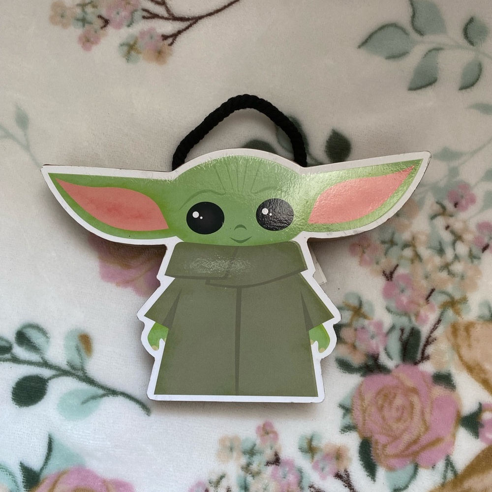 Baby Yoda Wood Wall Decor